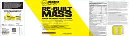 Label for Re-Built Mass Cookies & Cream