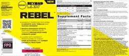 Label for Rebel Fruit Blast