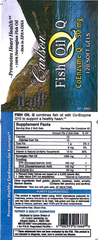 Label for Fish Oil Q