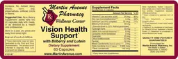 Vision Health Support With Bilberry And Lutein