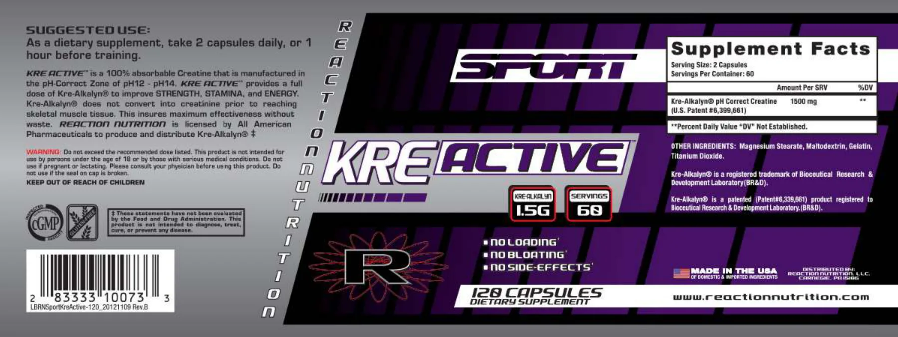 Label for Kre Active