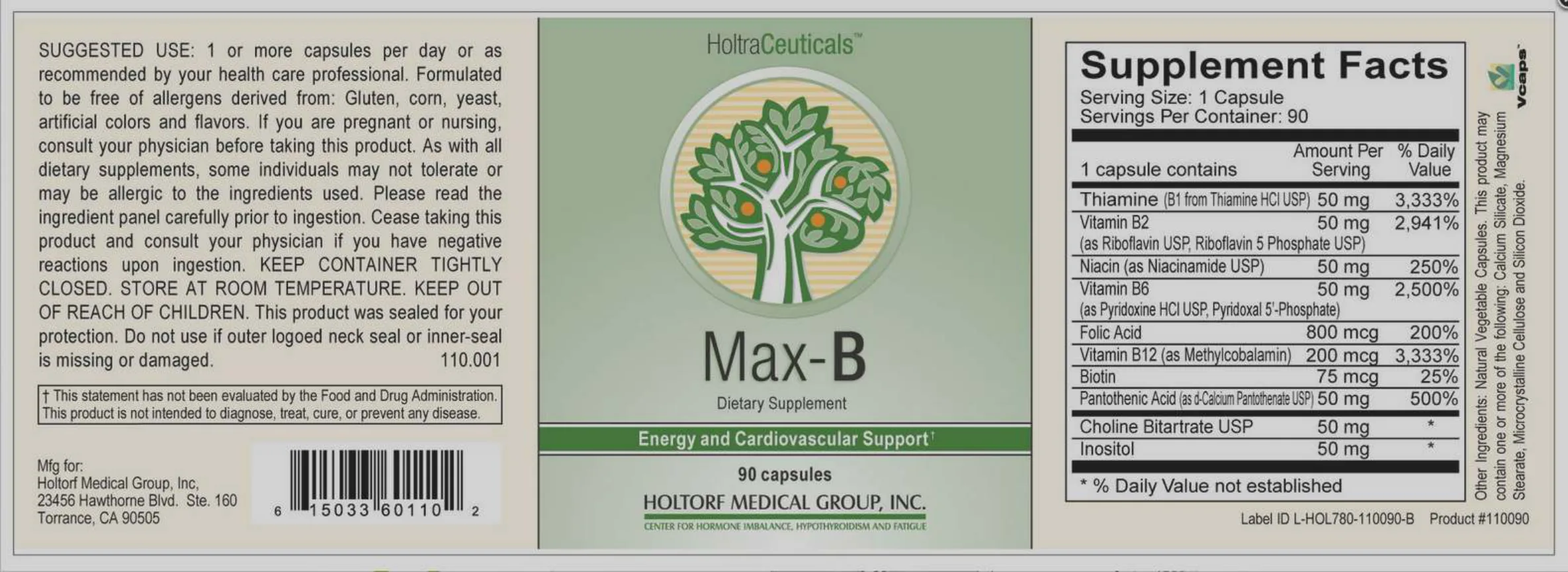 Label for Max-B