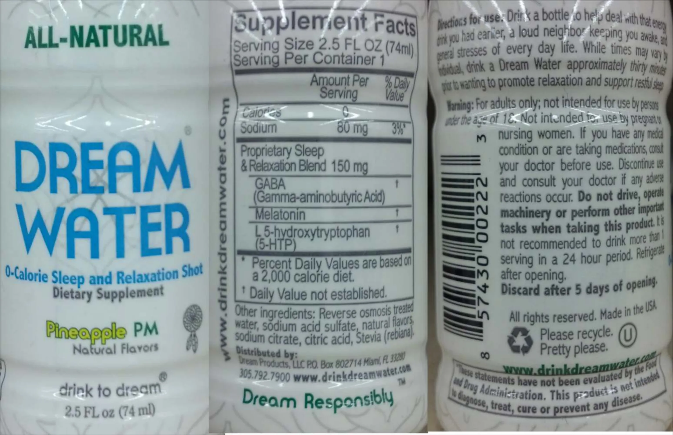 Label for Pineapple PM