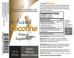 Label for N-Fuzed Nicotine