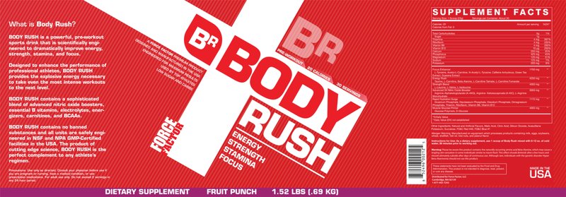 Body Rush Fruit Punch
