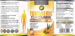 Label for Turmeric Curcumin