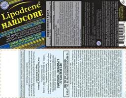 Label for Lipodrene Hardcore