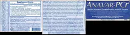Label for Anavar-PCr Tropical Punch Flavor