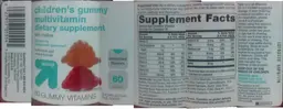 Label for Children's Gummy Multivitamin with Choline