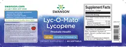 Label for Lyc-O-Mato Lycopene 20 mg