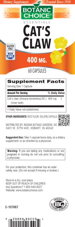 Cat's Claw 400 mg