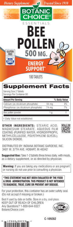 Bee Pollen 500 mg