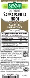 Label for Sarsaparilla Root