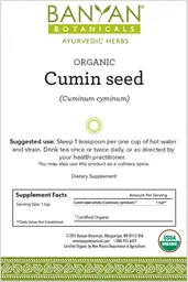 Label for Organic Cumin Seed