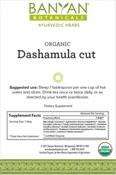 Label for Organic Dashamula Cut