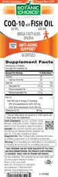 Label for CoQ-10 60 mg with Fish Oil 600 mg
