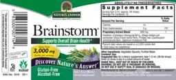 Label for Brainstorm Alcohol-Free
