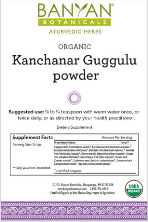 Organic Kanchanar Guggulu Powder