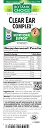 Label for Clear Ear Complex