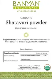 Label for Organic Shatavari Powder