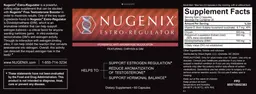 Label for Nugenix Estro-Regulator