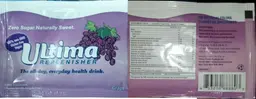 Label for Ultima Replenisher Grape