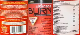 Label for Ultimate Burn