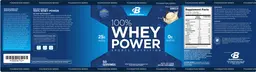 Label for 100% Whey Power Vanilla