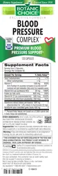 Label for Blood Pressure Complex