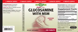 Label for Glucosamine with MSM