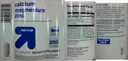Label for Calcium Magnesium Zinc