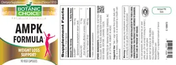Label for AMPK Formula