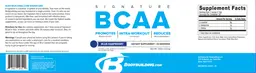 Label for BCAA Blue Raspberry