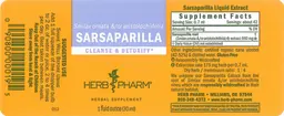 Label for Sarsaparilla