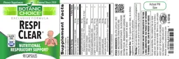 Label for Respi Clear