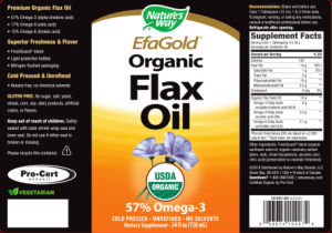 Organic Flax Oil