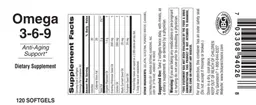 Label for Omega 3-6-9