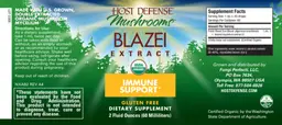 Label for Blazei Extract