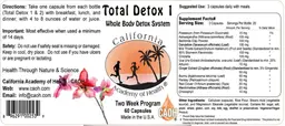 Label for Total Detox 1