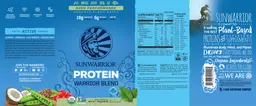 Label for Warrior Blend Protein Natural