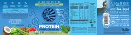 Label for Warrior Blend Protein Natural