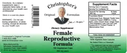 Label for Female Reproductive Formula