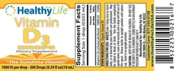 Vitamin D3 Drops