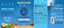 Label for Warrior Blend Protein Mocha