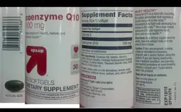 Label for Coenzyme Q10 100 mg