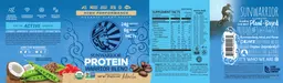 Label for Warrior Blend Protein Mocha