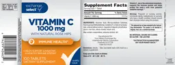 Label for Vitamin C 1000 mg