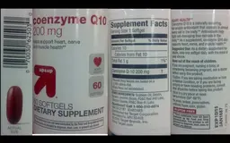 Label for Coenzyme Q10 200 mg