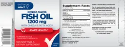 Label for Enteric Coated Fish Oil 1200 mg