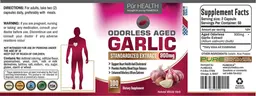 Label for Odorless Aged Garlic 900 mg